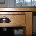 Oak desk with drawers